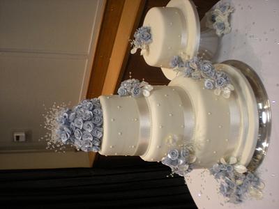 Wedding Cake 8.4.2012  - Cake by Sally Aiken
