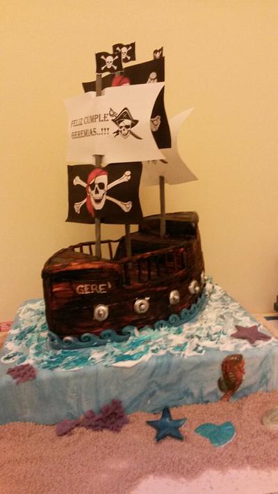 boat pirate cake - Cake by SU.! CUPCAKE