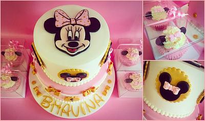 Minnie Mouse Cake - Cake by Cutsie Cupcakes
