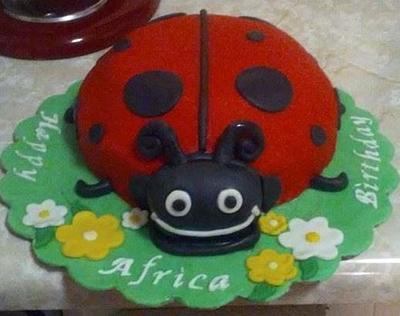 Lady Bug Cake - Cake by givethemcake
