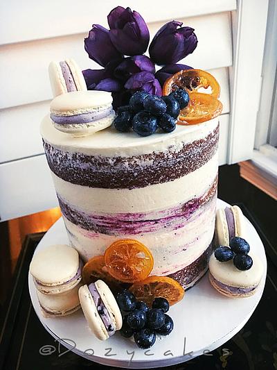 Lemon Blueberry Bliss - Cake by Dozycakes