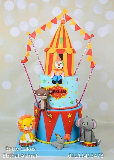 Circus cake  - Cake by BettyCakesEbthal 