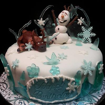 Frozen birthday cake - Cake by CakePalais