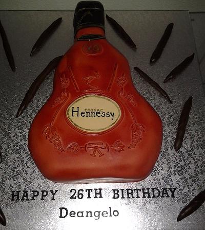 Hennessy bottle - Cake by Cakes and Cupcakes by Monika