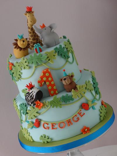 Jungle Safari Cake for George - Cake by Julia Hardy