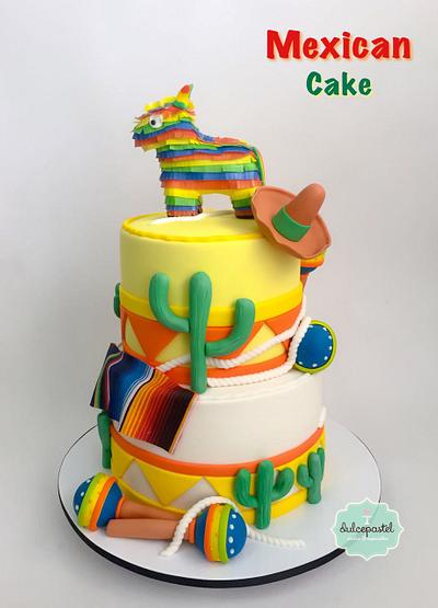 Torta Mexicana - Mexican Cake - Cake by Dulcepastel.com