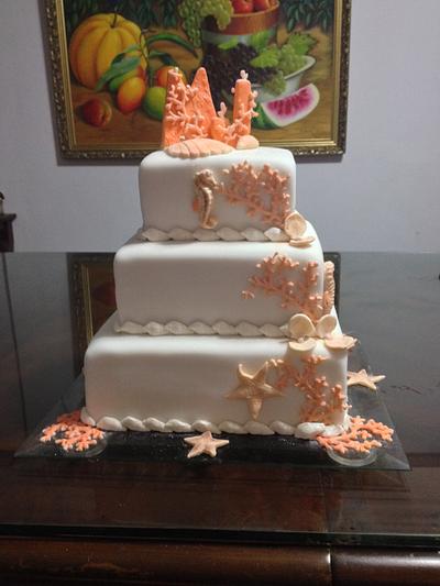 Wedding cake - Cake by Angela de Ramos