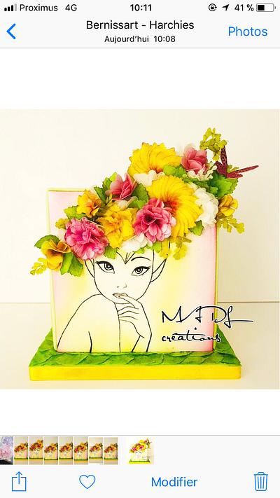 Tinkerbell cake wafer paper - Cake by Cindy Sauvage 