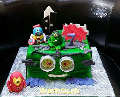 MINIONS AVENGERS - Cake by Fées Maison (AHMADI)