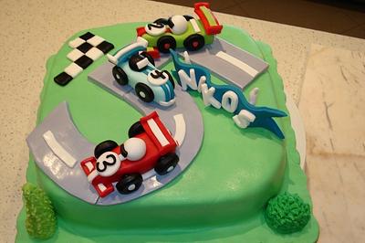 Another race car cake - Cake by Petra Florean