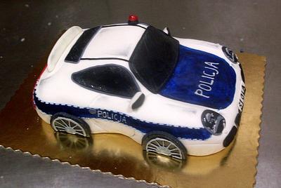 police car - Cake by wigur