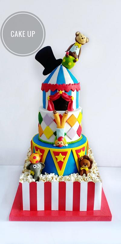 circus cake - Cake by AbeerSabry