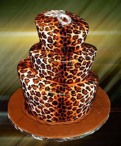 Leopard print cake - Cake by The House of Cakes Dubai