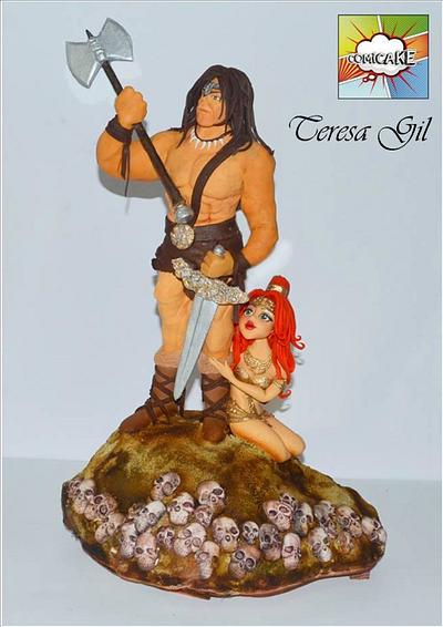Conan The Barbarian - Cake by teresagil