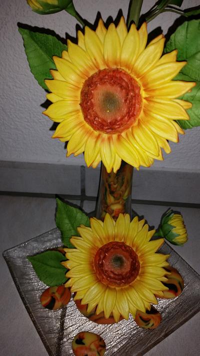 Sunflowers... - Cake by Weys Cakes