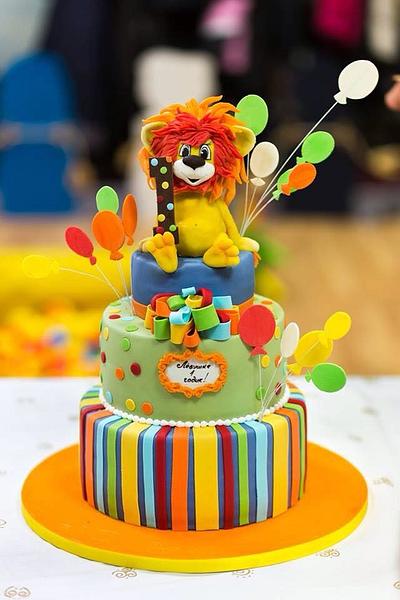 Little lion cake - Cake by Olga Danilova