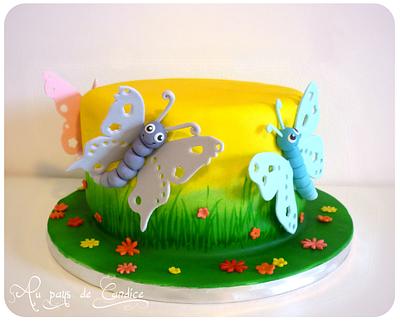 Butterfly cake - Cake by Au pays de Candice