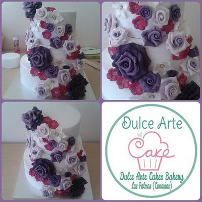 new cake for wedding - nueva tarta para boda - Cake by Dulce Arte Cakes
