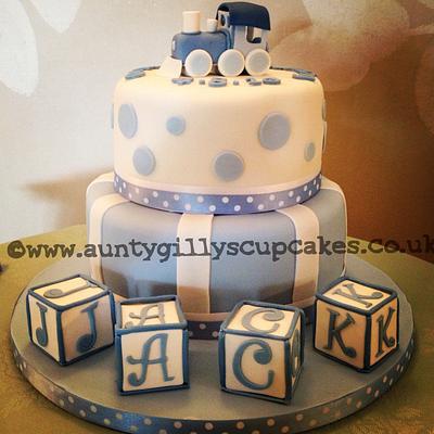 Christening Cake - Cake by Gill Earle