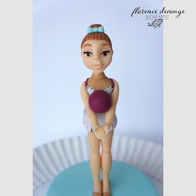 Artistic Gymnastic Doll - Cake by Florence Devouge