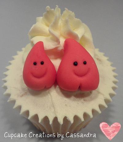 Valentine Love Bug Cupcakes - Cake by Cupcakecreations