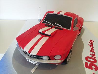 Ford MUSTANG flashback 1967  - Cake by Bistra Dean 