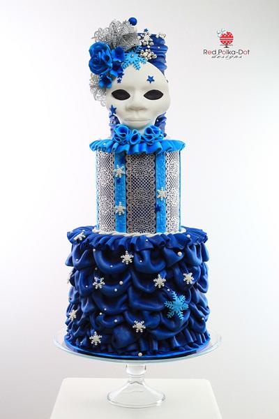 Carnival Cakers Venetian style collab - Cake by RED POLKA DOT DESIGNS (was GMSSC)