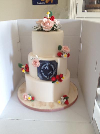 Rustic wedding cake - Cake by Rêves et Gourmandises