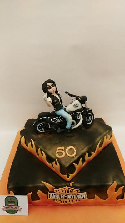 Harley girl - Cake by BakeryLab
