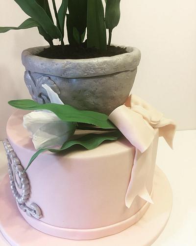 Tarta de tulipanes - Cake by Dulcepensamiento