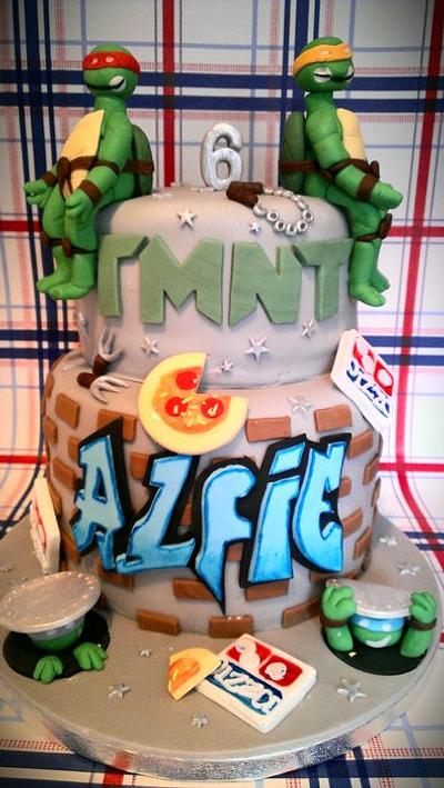 TMNT - Cake by Cakes galore at 24
