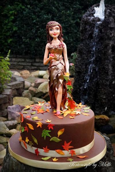 Mother Earth Autumn - Cake by Melanie Gohra