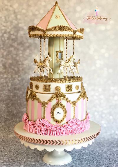 Rotating Carousel Cake - Cake by SheelaK