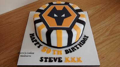 Wolves Fc cake x - Cake by Kerri's Cakes