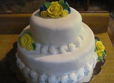 Yellow Rose  - Cake by Marsha
