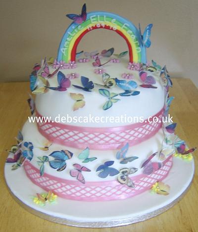 Over The Rainbow. - Cake by debscakecreations