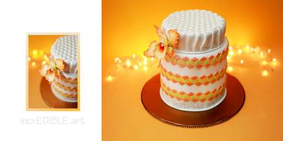 'Sunshine'-Modern Wedding cake - Cake by Rumana Jaseel