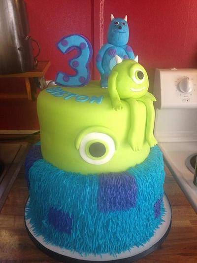 Monsters inc cake - Cake by Ashleylavonda
