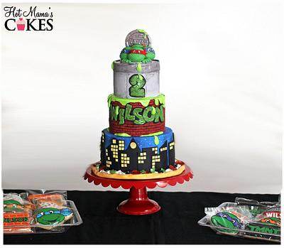 TMNT cake! - Cake by Hot Mama's Cakes