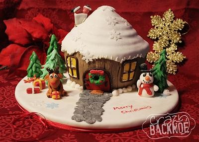 Winter Giant Cupcake - Cake by Crazy BackNoé
