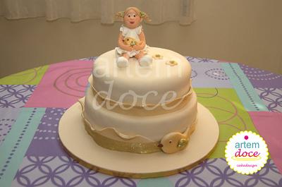 Maria´s baptism cake - Cake by Margarida Guerreiro