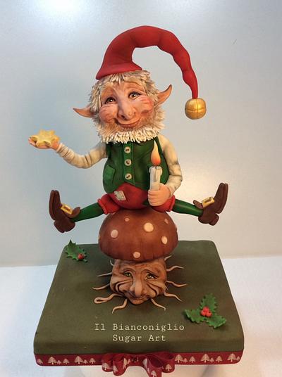 Peeper the gnome of Santa Claus - Cake by Carla Poggianti Il Bianconiglio