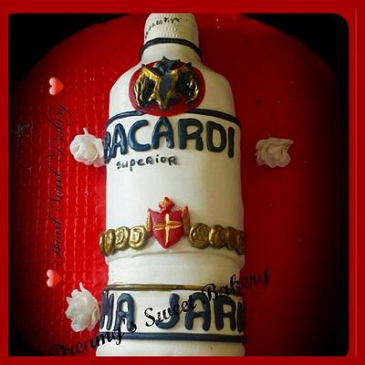 3D Bacardi bottle - Cake by Heart
