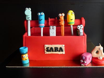 Cake handy manny - Toolbox - Cake by Aventuras Coloridas