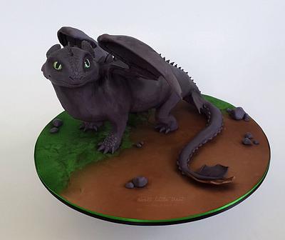 Toothless - Cake by Sweet Little Treat