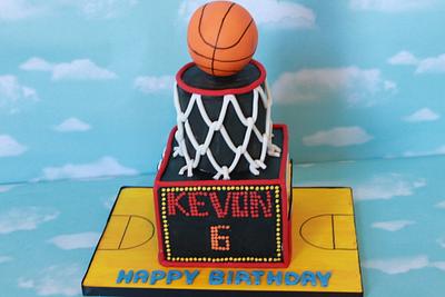 Basketball cake for Kevon! - Cake by Not Your Ordinary Cakes