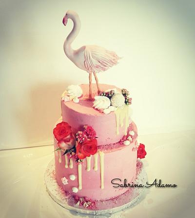 Fenicottero rosa  - Cake by Sabrina Adamo 
