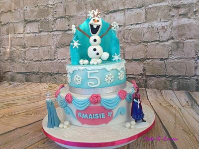 Frozen Olaf - Cake by Sweet Lakes Cakes