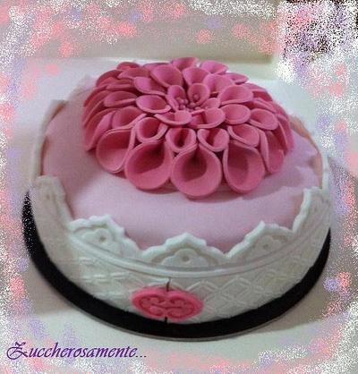 Dahlia cake - Cake by Silvia Tartari