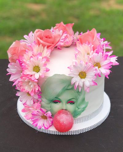 Marilyn Monroe Birthday Cake  - Cake by Tiffany DuMoulin